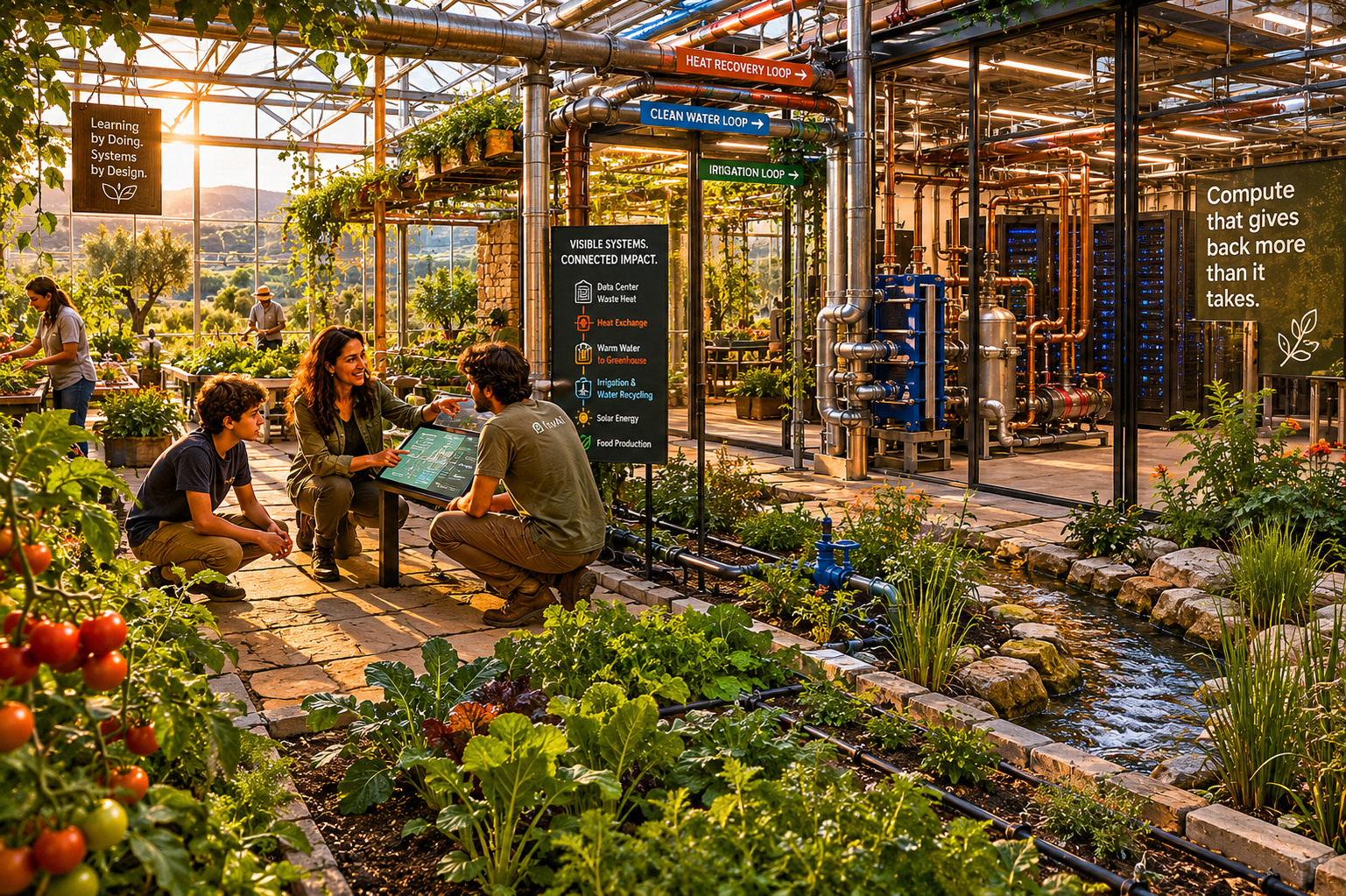 Greenhouse interior